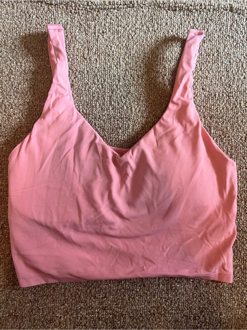 Coral Offline V-Neck Sports Bra Top
